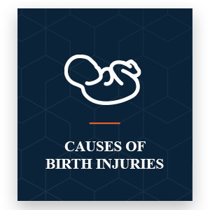 causes of birth injury icon
