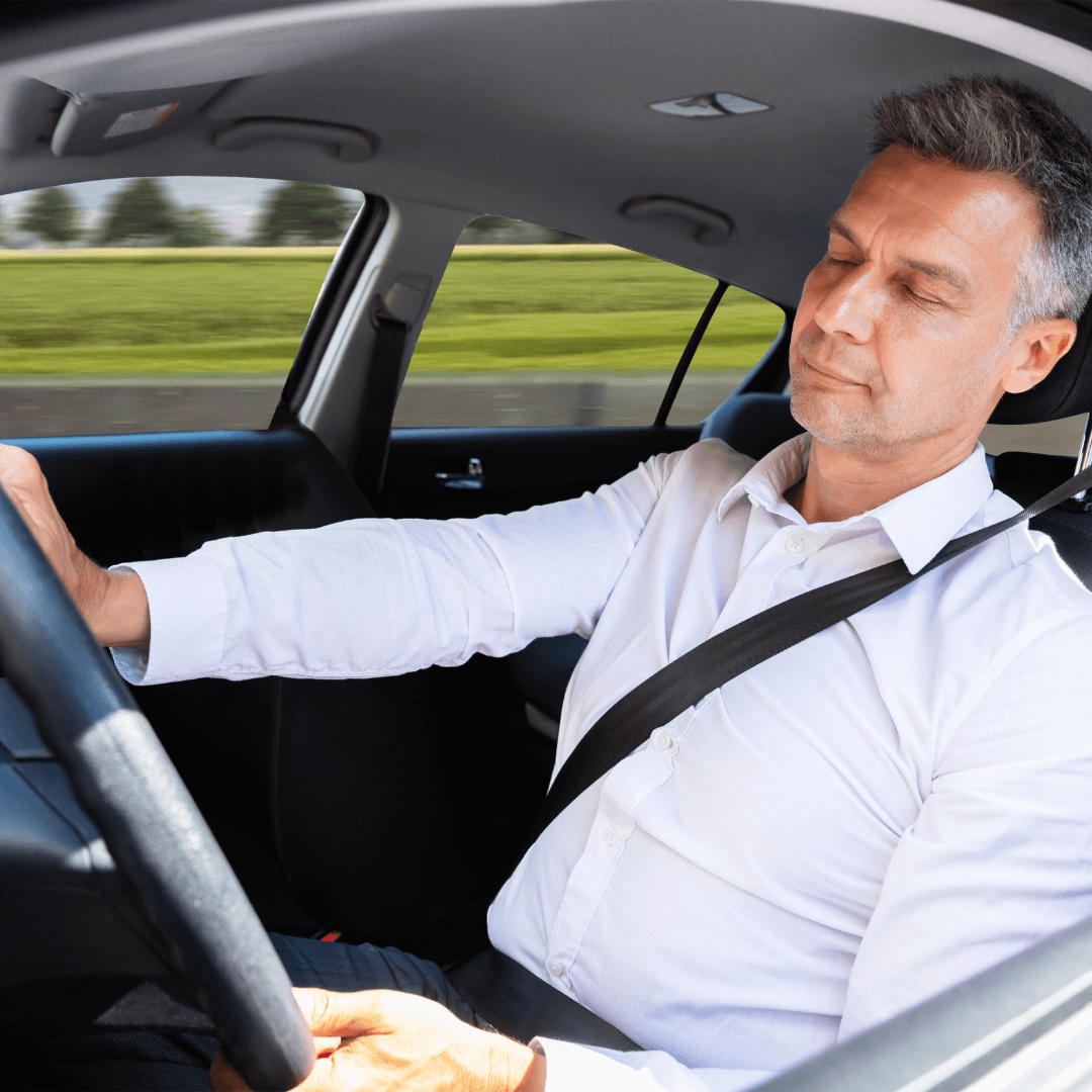 Falling asleep at the wheel