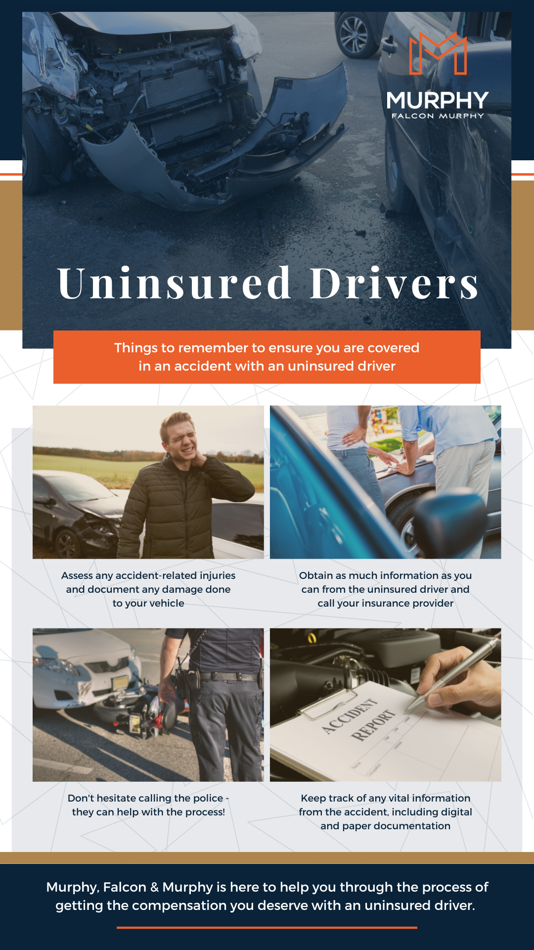 How To Handle Accidents With Uninsured Drivers Infographic