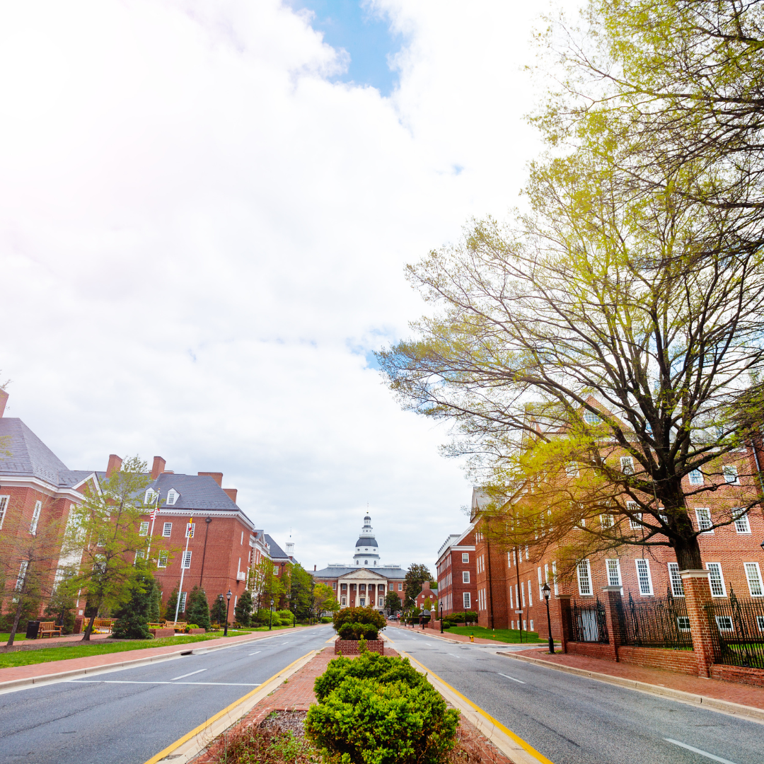 photo of a Maryland street