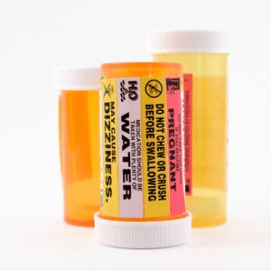 medication warning label