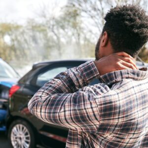 man injured in an auto accident
