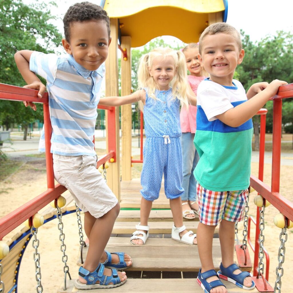 photo of kids on playground