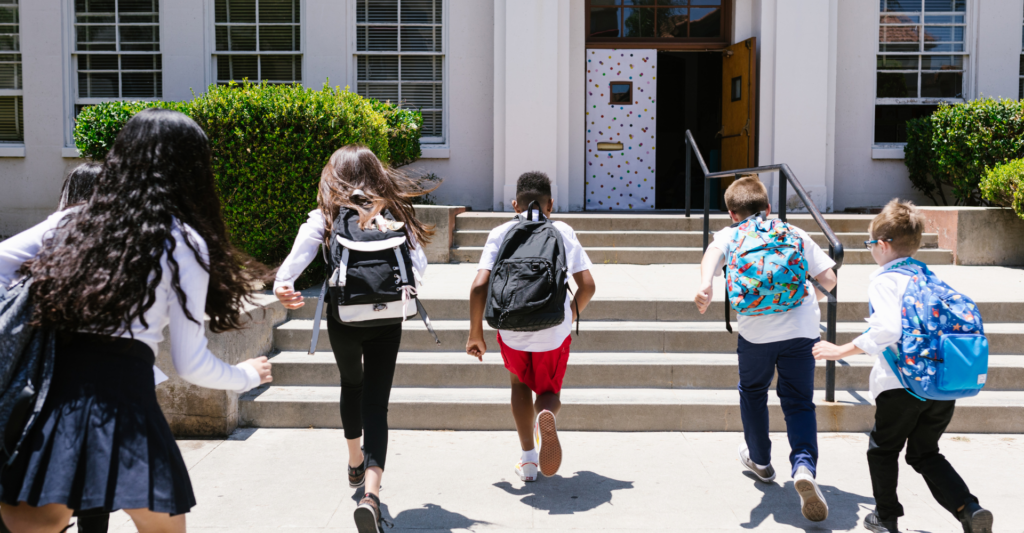 photo of kids at school