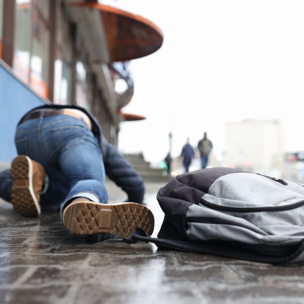 photo of slip and fall