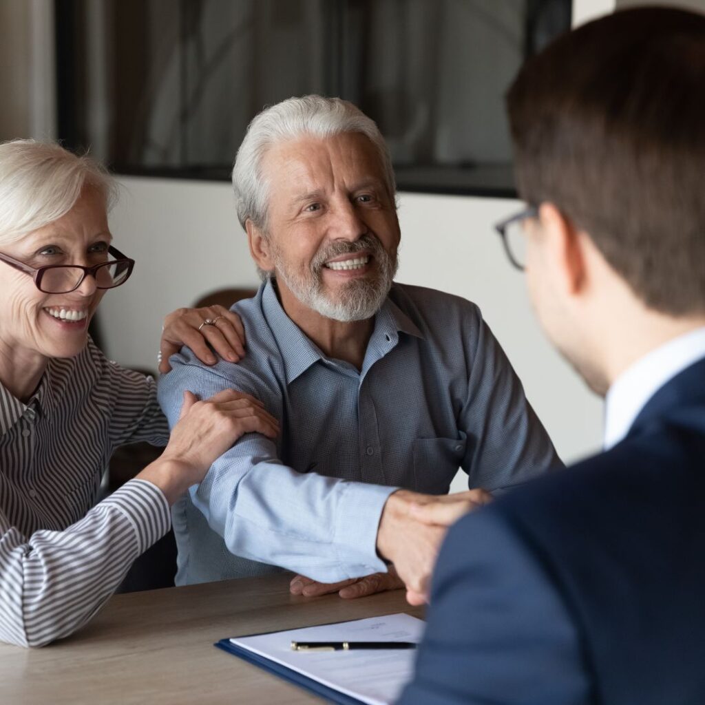 photo of class action lawyers and clients