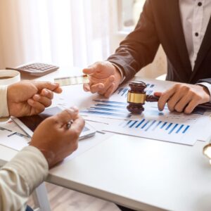 photo of property damage attorneys