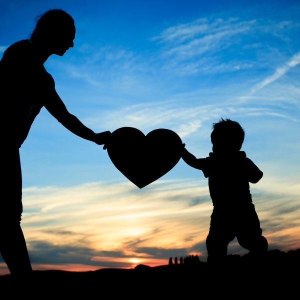 photo of holding heart