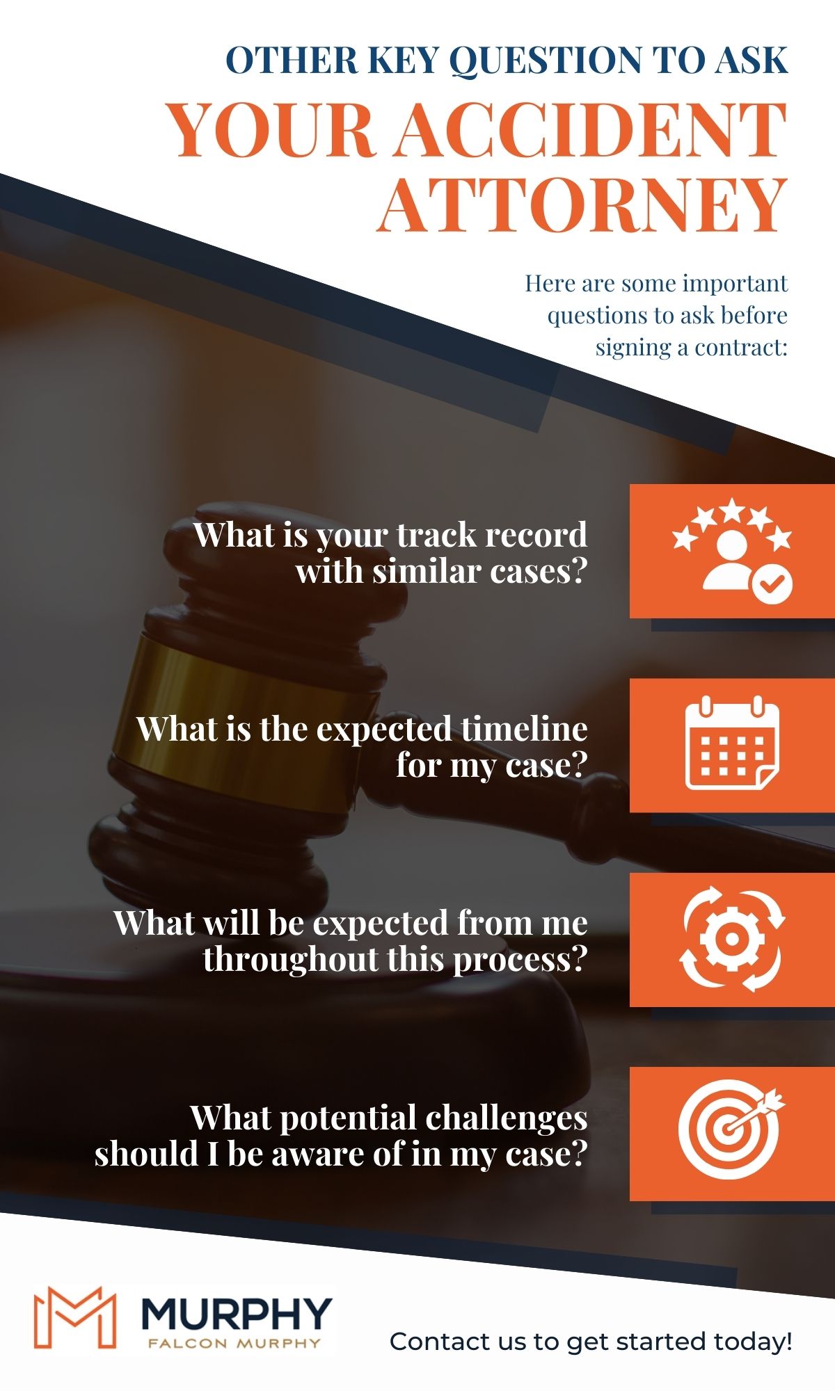 infographic questions to ask accident attorney