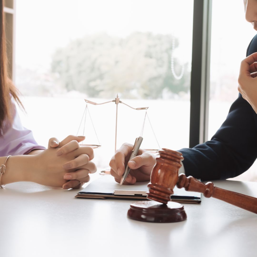 attorney reviewing contracts