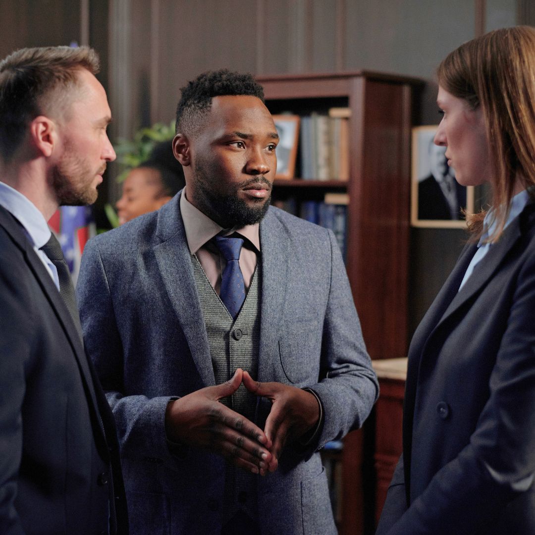 A group of diverse lawyers