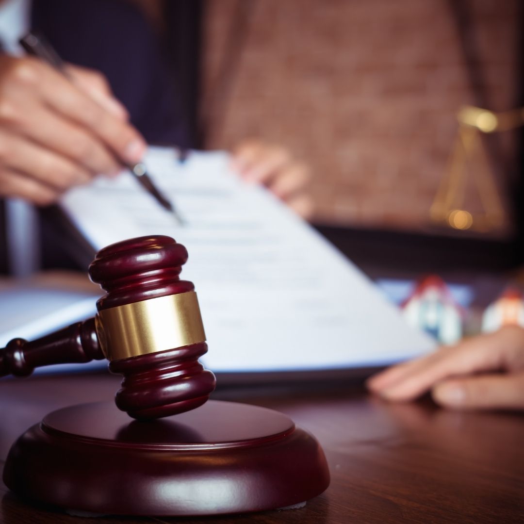 attorney explaining documents to client