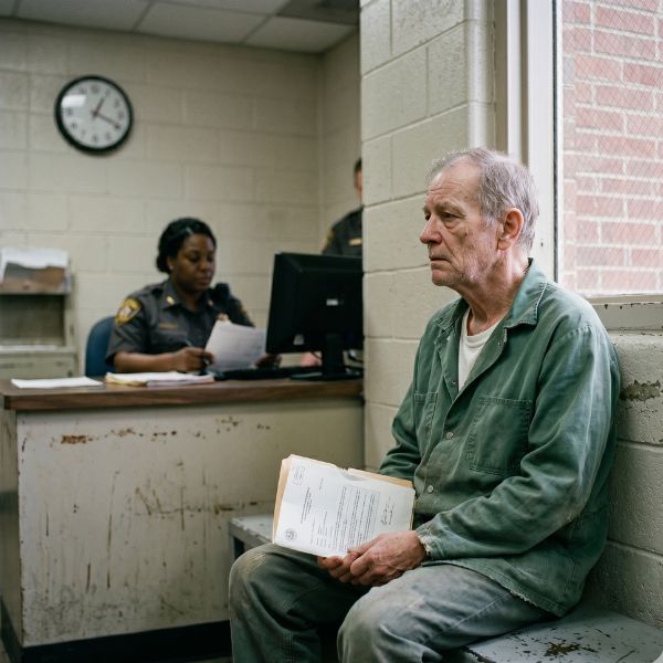 man at correctional facility