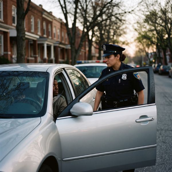 officer making a traffic stop