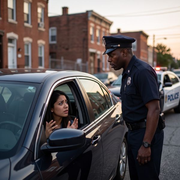 officer making a traffic stop