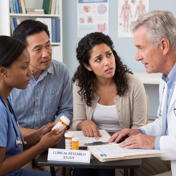 doctor and patients