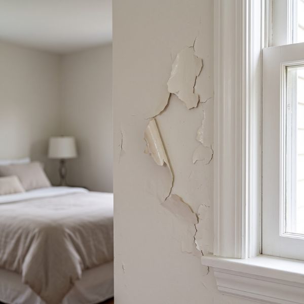 peeling wallpaper