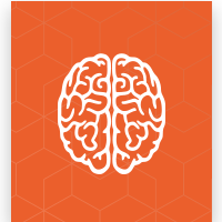 orange brain icon
